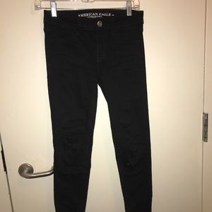 black american eagle pants